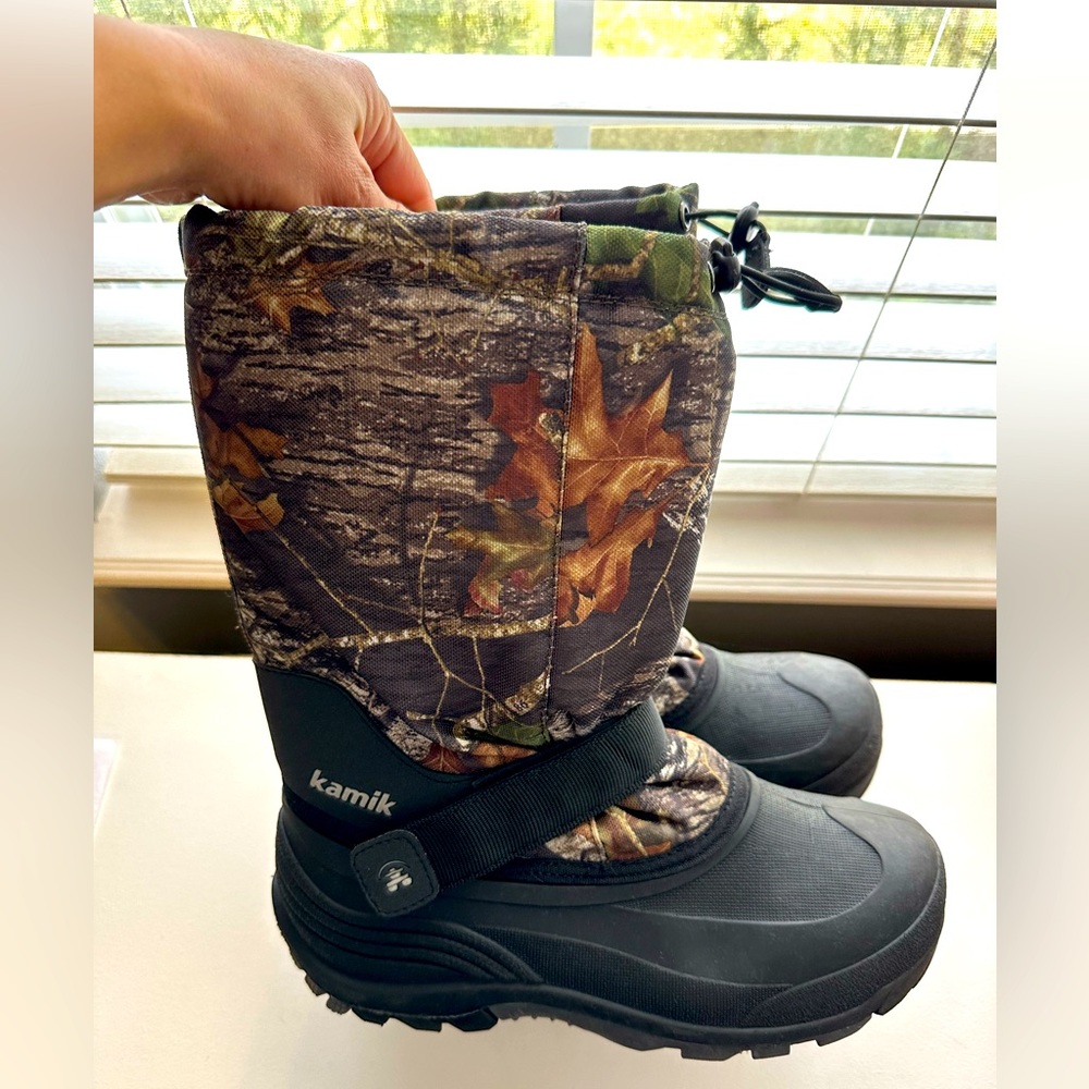 KAMIK INSULATED CAMO SNOW BOOTS BIG BOYS